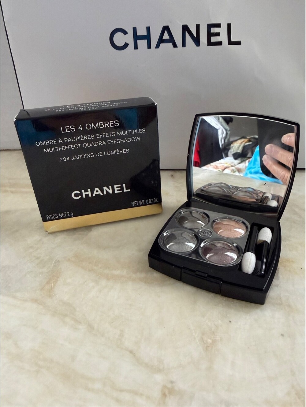 Chanel Les 4 Ombres 284 JARDINS DE LUMIÈRES Eyeshadow Quad - NEW IN BOX - Rare